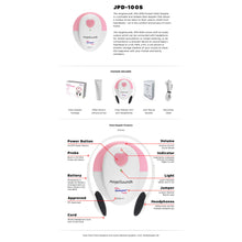 Load image into Gallery viewer, AngelSounds Fetal Doppler JPD-100S in Pink